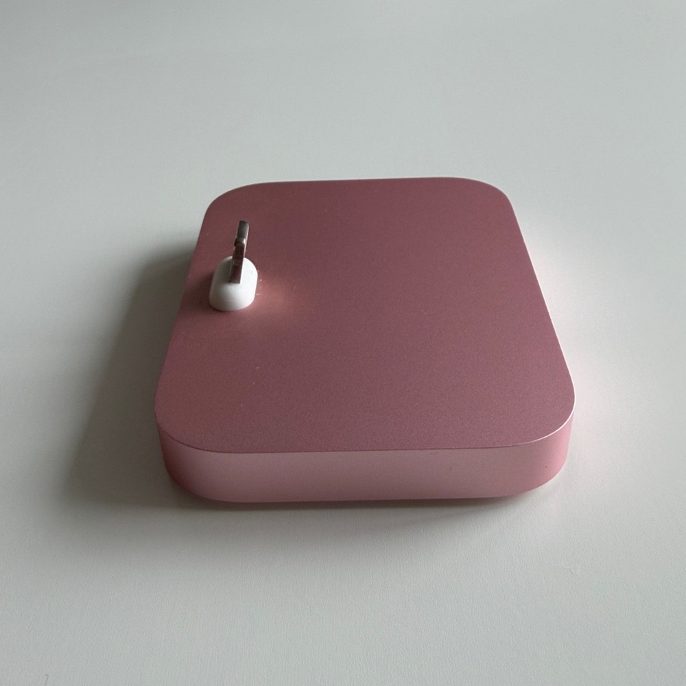 Apple Charger Stand / Lightning Dock - Rose Gold Metallic A1717 - Picture 2 of 5